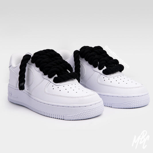 Nike Air Force 1 White Custom Laces