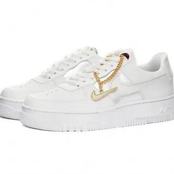 Nike Air Force 1 Pixel Gold Chain